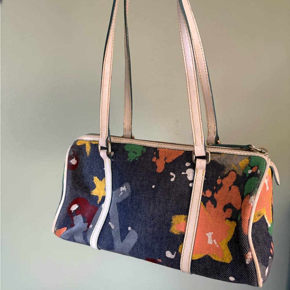 Dooney and Bourke Denim Purse - Picture 3 of 8